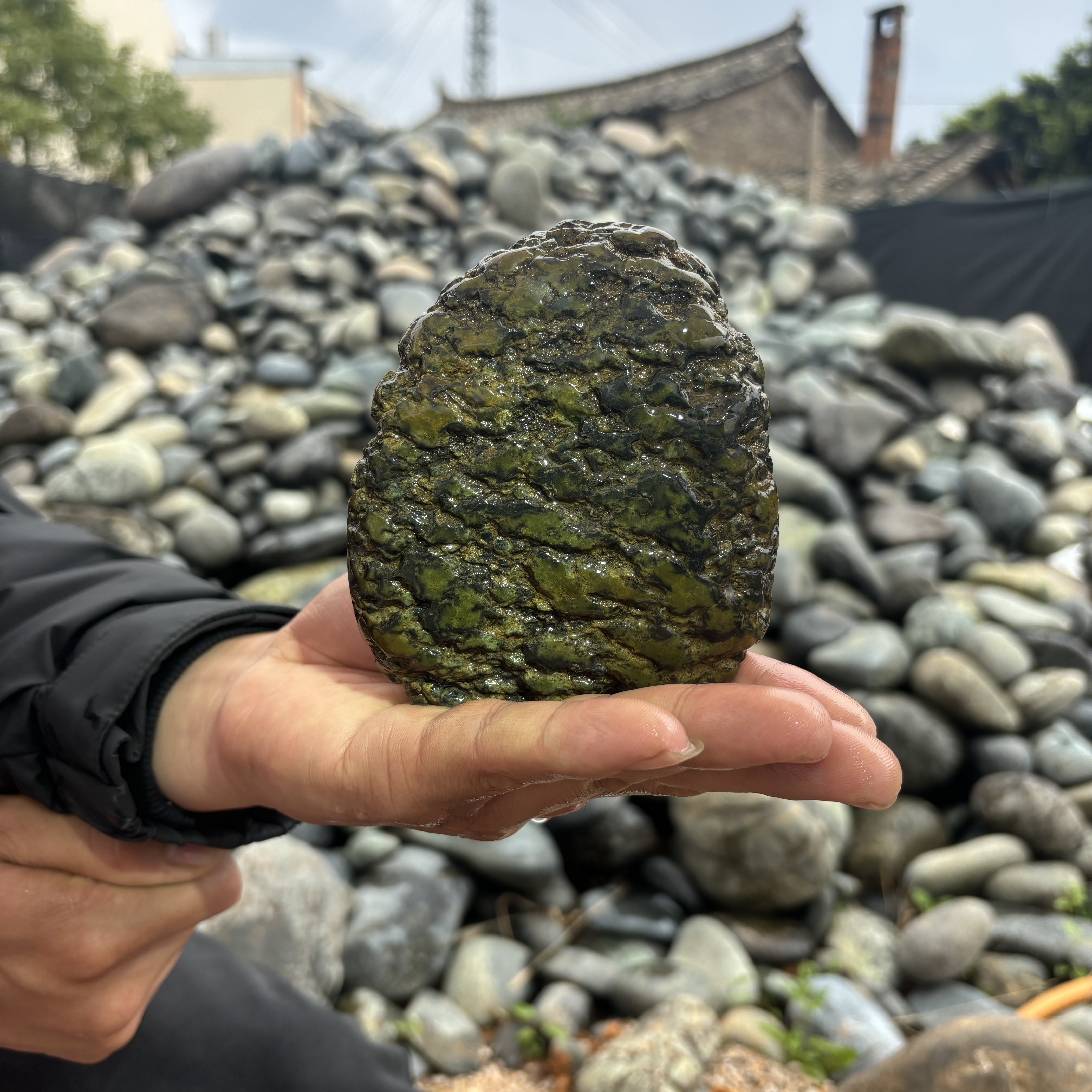 西藏雅江石，药王石，鱼缸石料，摆件，把件，一物一拍以直播间为准