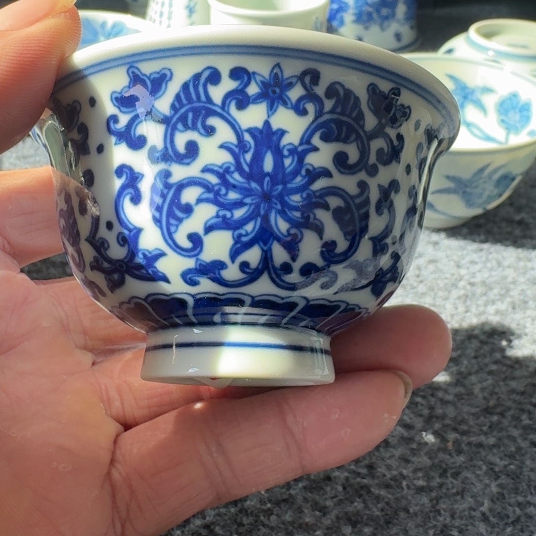 现代景德镇陶瓷手绘茶具