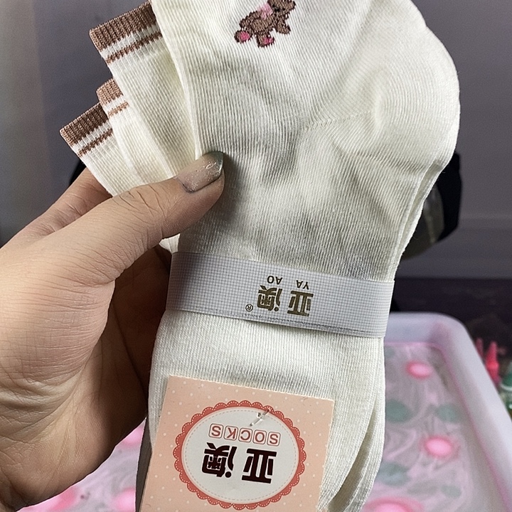 大理石磁石棉袜5双