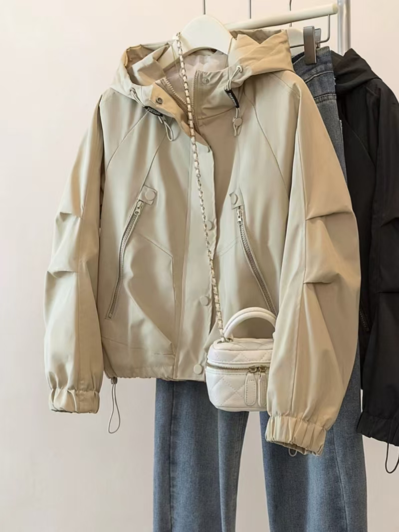 【现7231号 卡其双面外套】姐妹服饰5店