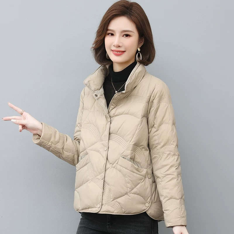 秋冬春三季可穿宽松气质时尚小个子百搭轻薄短款显瘦保暖鸭绒外套