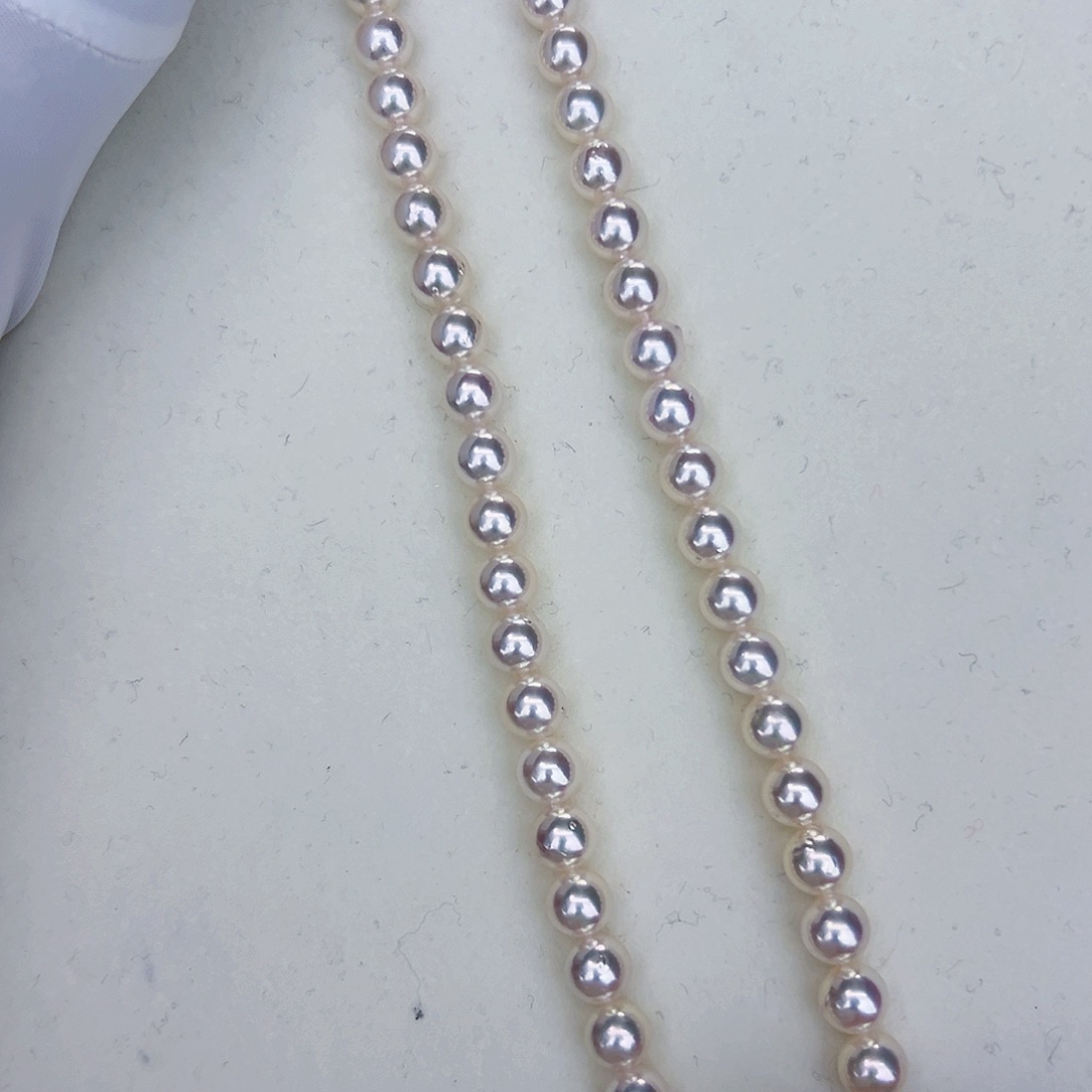海水珍珠海水akoya设计款满珠链7-8mm未镶嵌