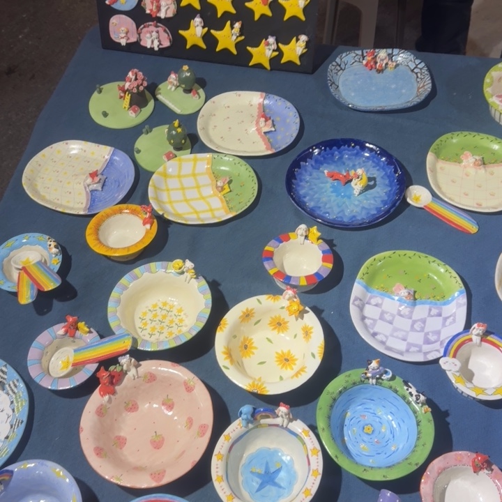 意陶手作创意集市陶瓷摊位