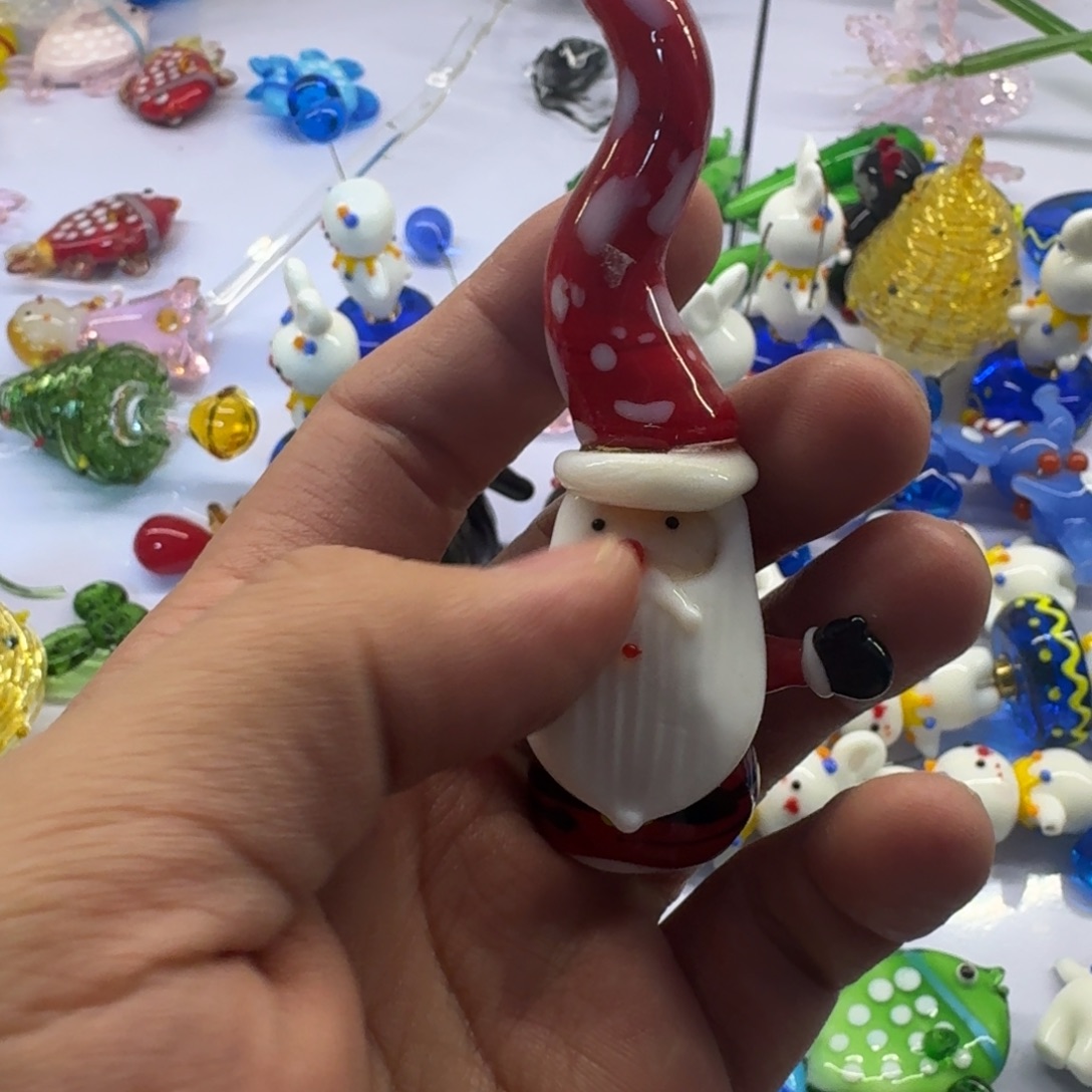 淘***淘琉璃手工艺品圣诞老人