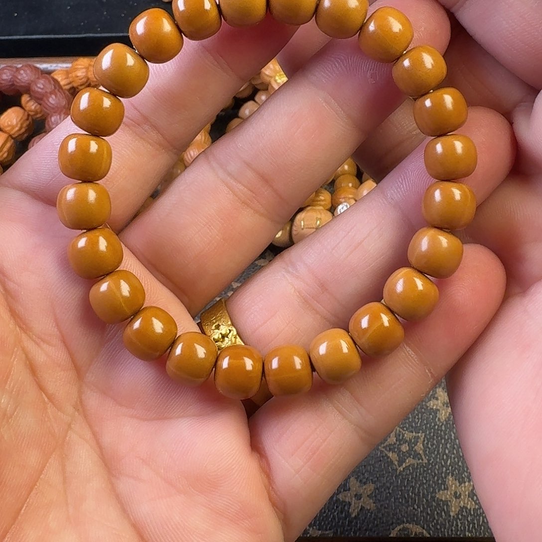 猴头核桃手串毕业级油点老型10