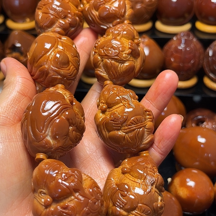 橄榄核手串/手链时**财财神一条3.5