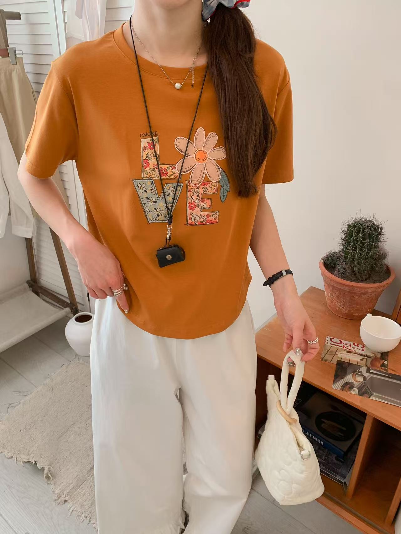 6610女装T恤夏季XJ(衣长58)