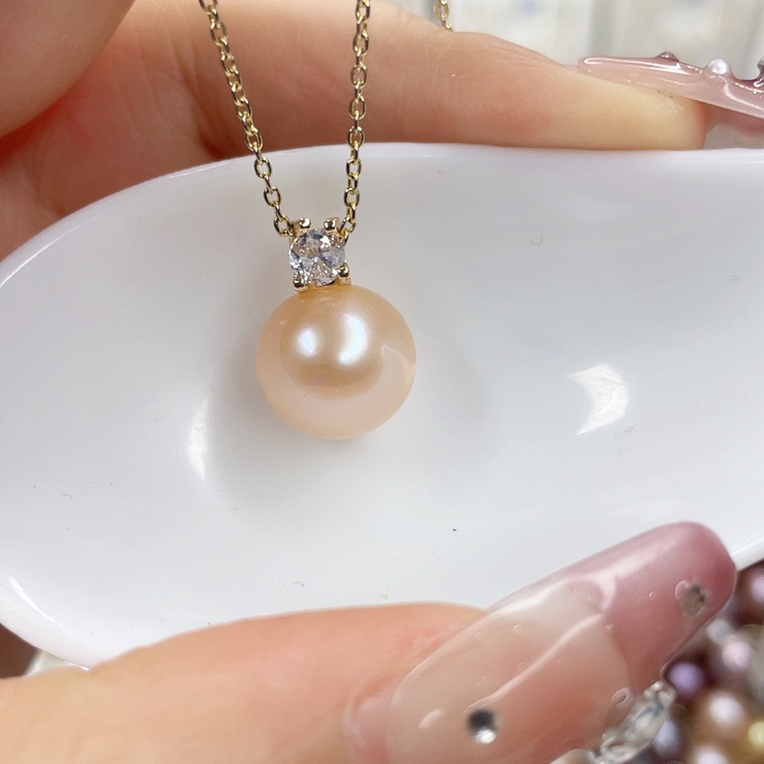 淡水珍珠未镶嵌吊坠(赠链)