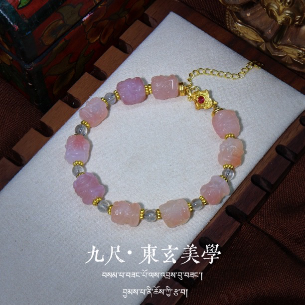 原创满朱砂玛瑙天珠手串男士改雕件大鹏金翅鸟手链女款多样发其一