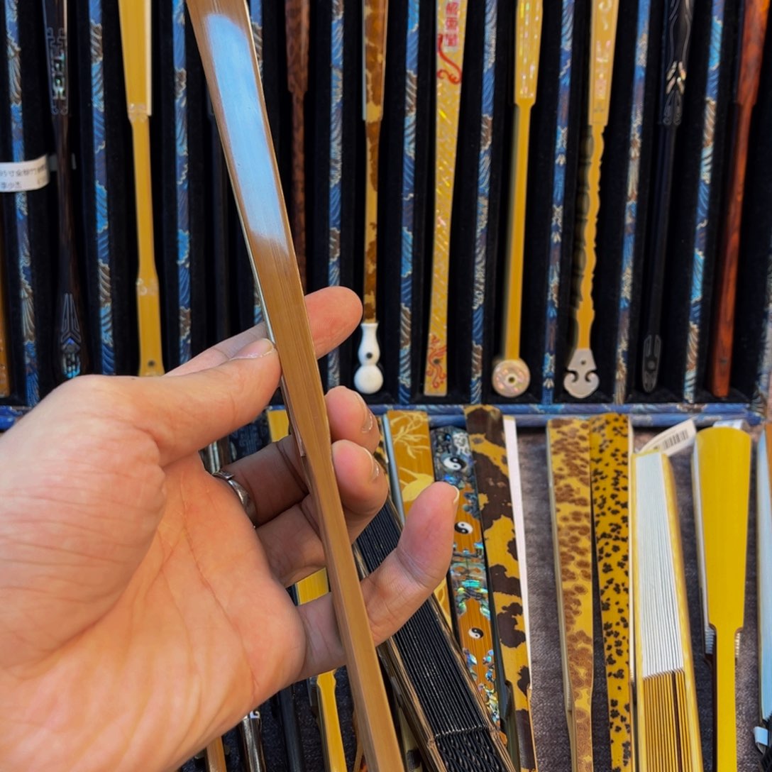 扇子手工制作文玩精品