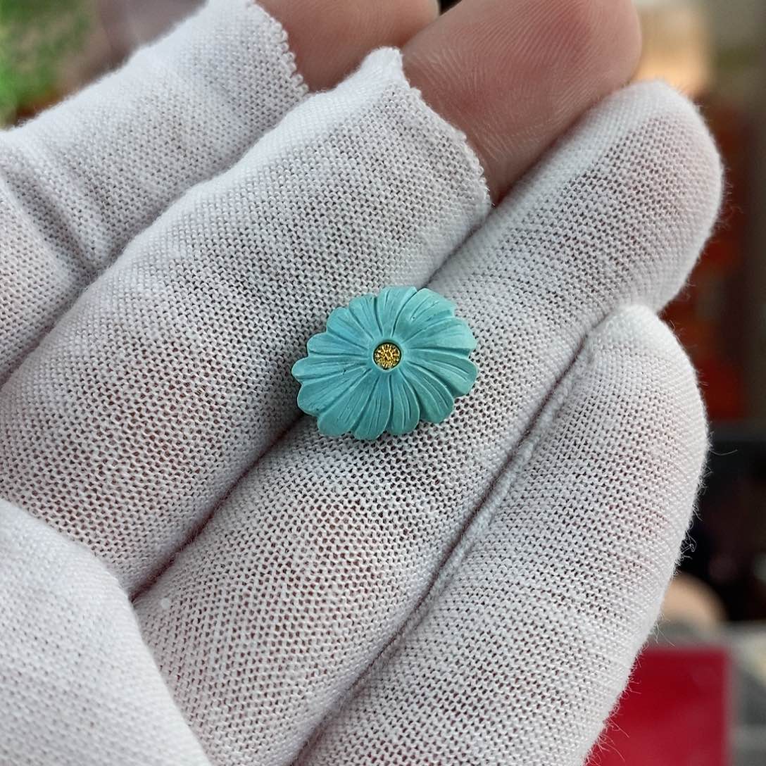 绿松石珠宝奇石未镶嵌