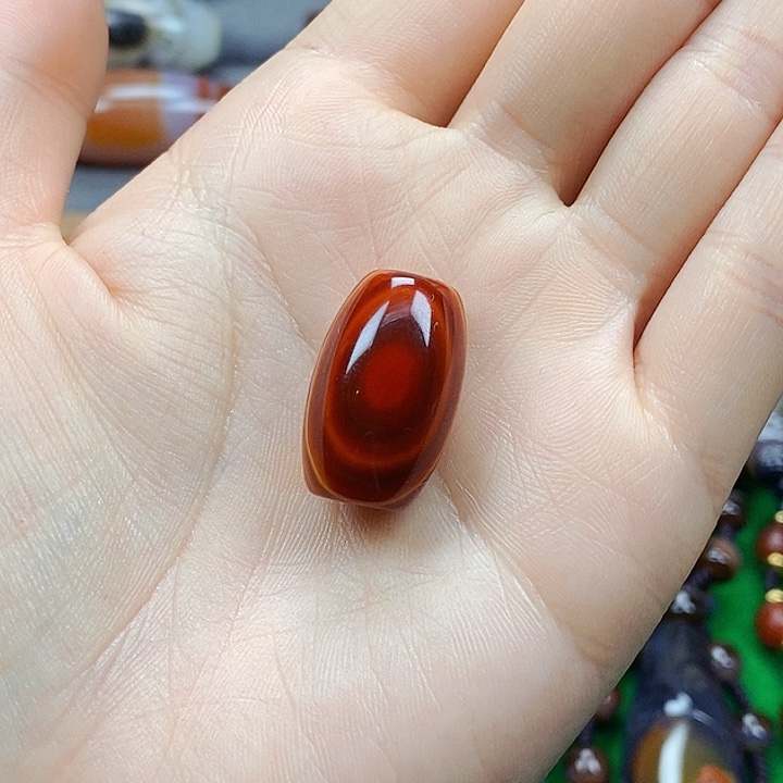 玛瑙/玉髓单珠未镶嵌乐**宝