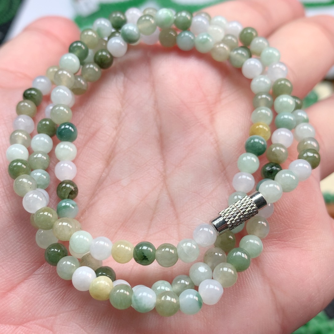 翡翠手链未镶嵌翡翠