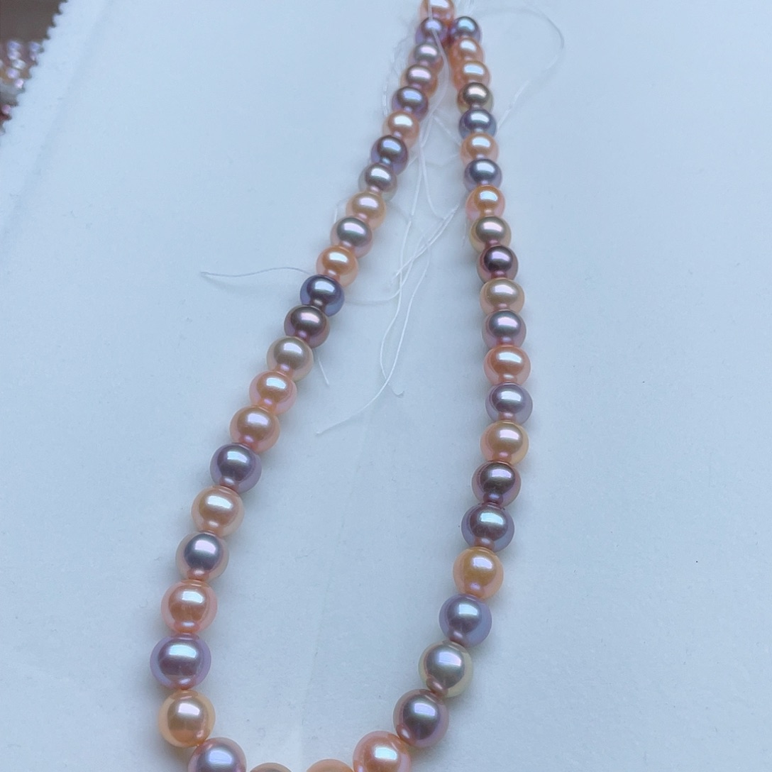 淡水珍珠颈饰银S925镶嵌