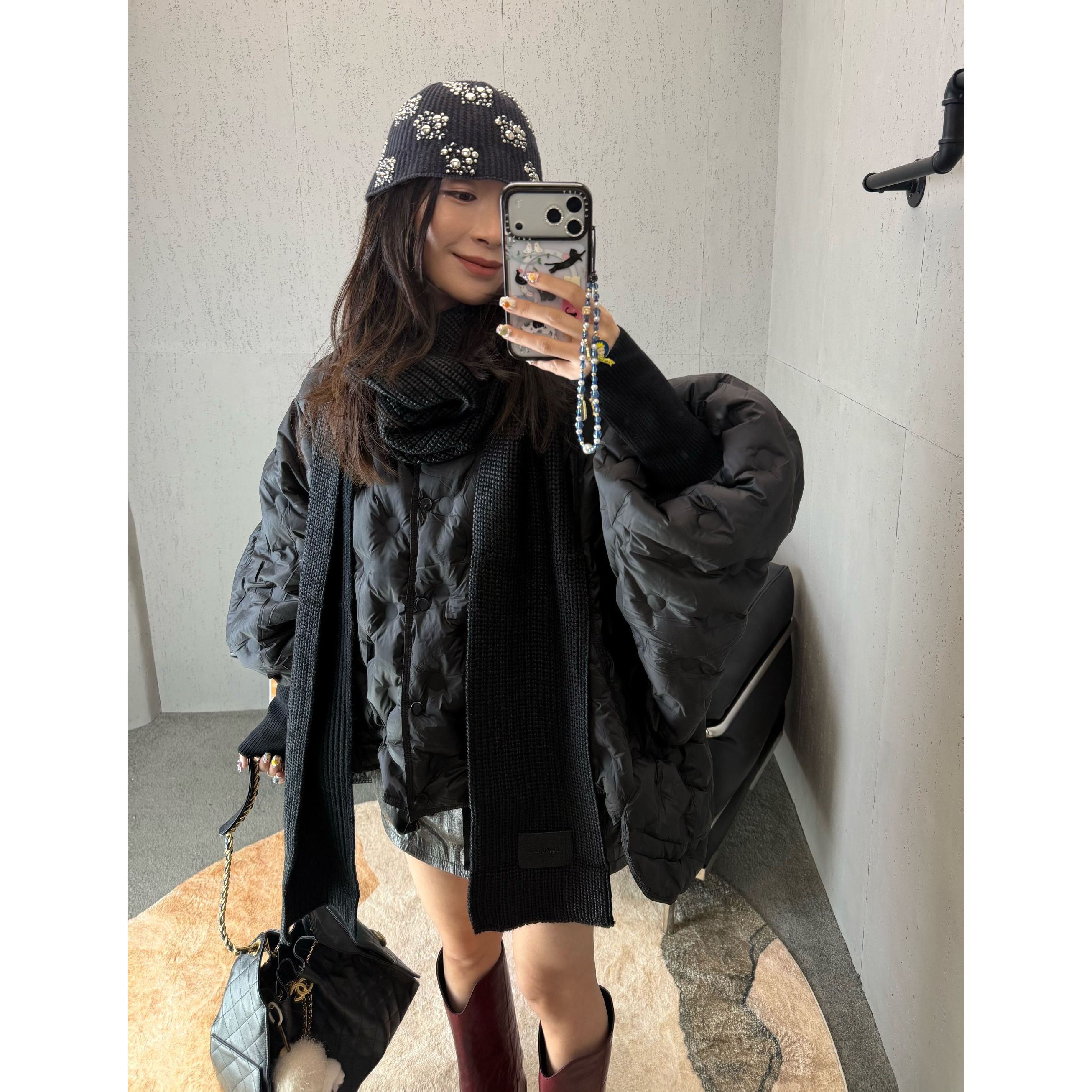 Angle Expert秋冬新品时装蝙蝠袖鹅绒服