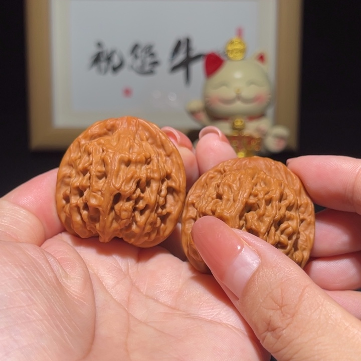文玩核桃把件38天地