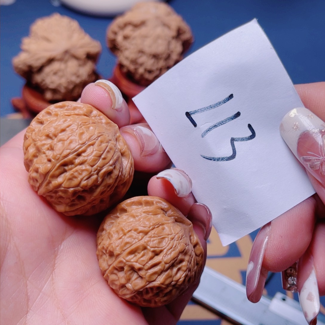 文玩核桃把件乾隆磨34