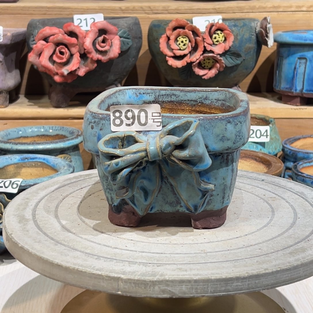 尚雅陶坊多肉花盆，内口径11微瑕