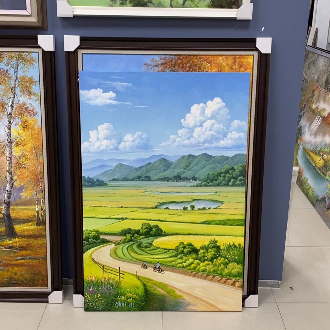 手工手绘精品油画80+120厘米