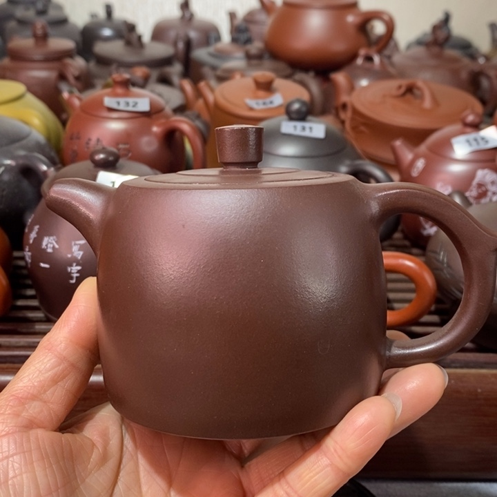 紫砂茶壶微瑕处理一把
