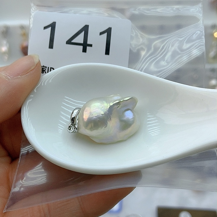 淡水珍珠颈饰银S925镶嵌