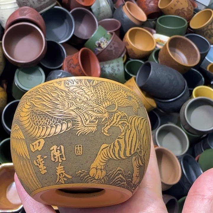 茶杯紫砂全手工紫砂