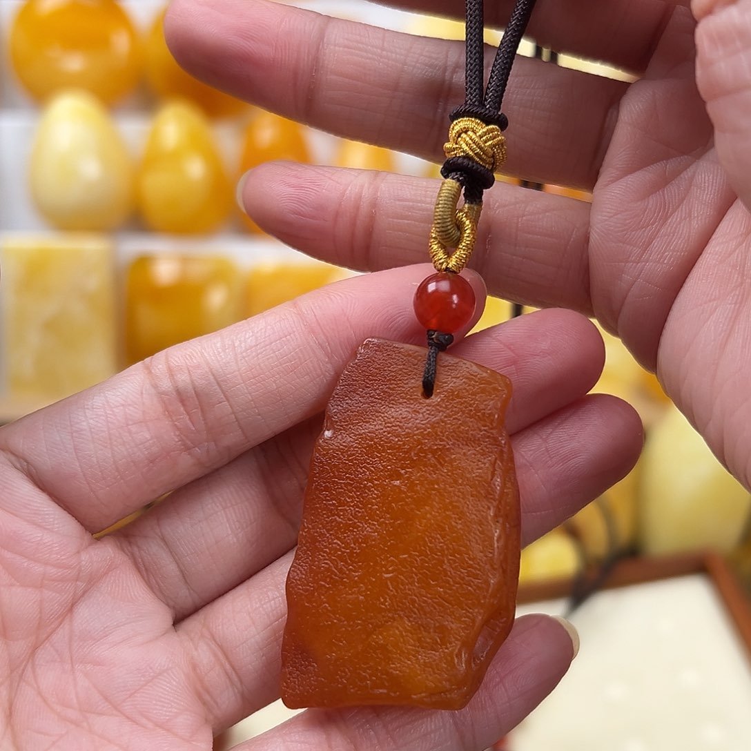 蜜蜡颈饰未镶嵌蜜蜡