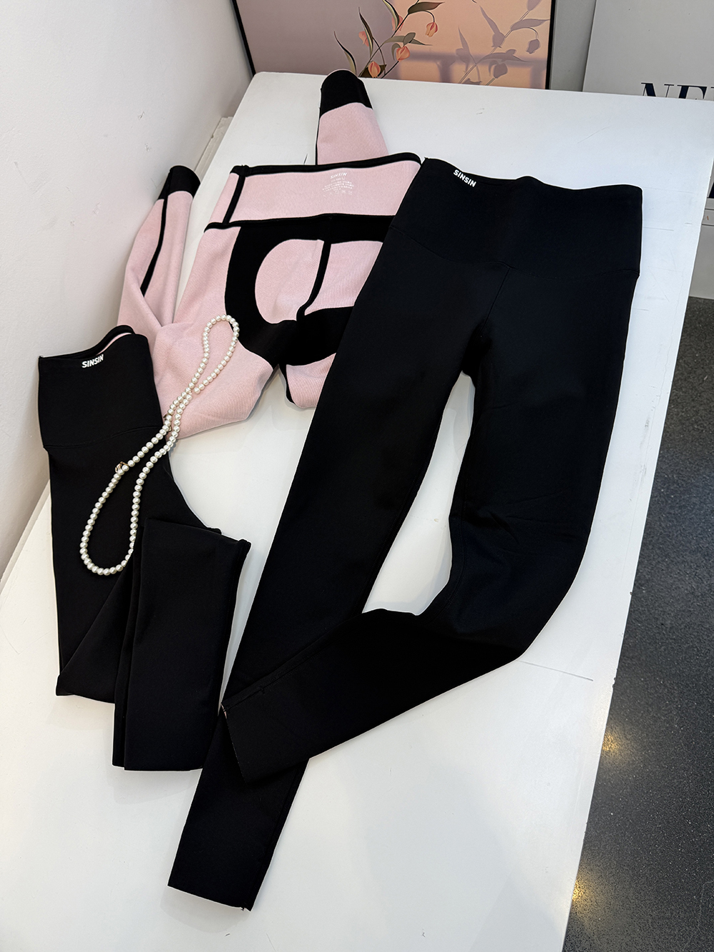 鲨鱼裤女外穿秋冬季加绒加厚芭比裤高腰紧身黑色打底裤26990