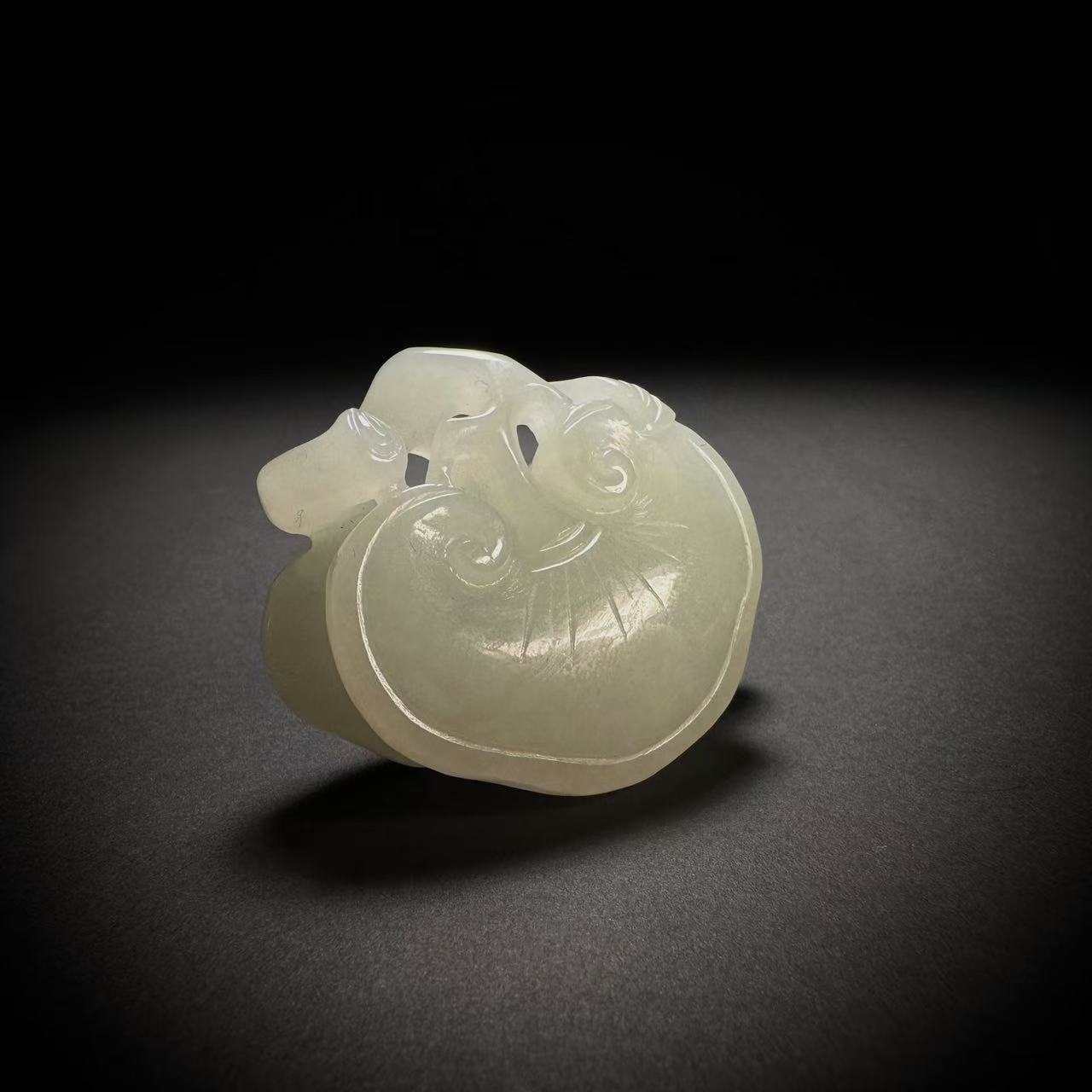 创汇玉灵芝如意挂坠Y3-69