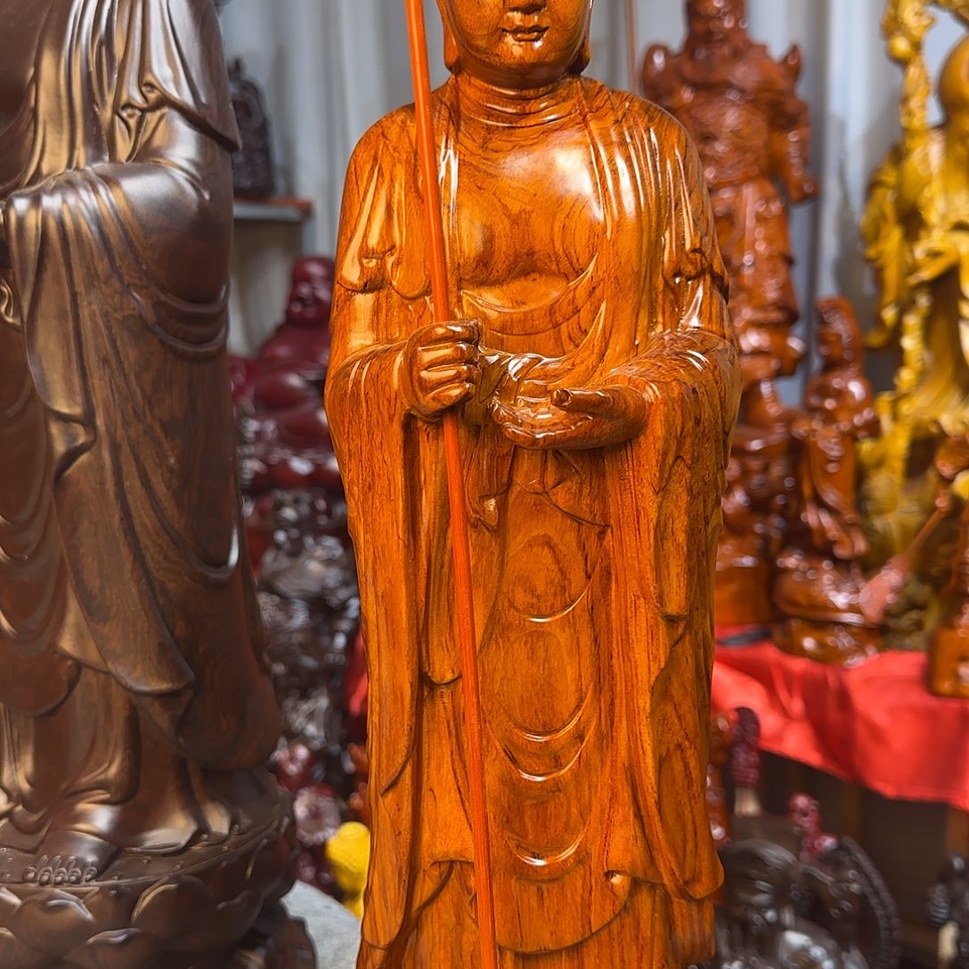 胖***嘟木巴西花梨木地藏王48公分