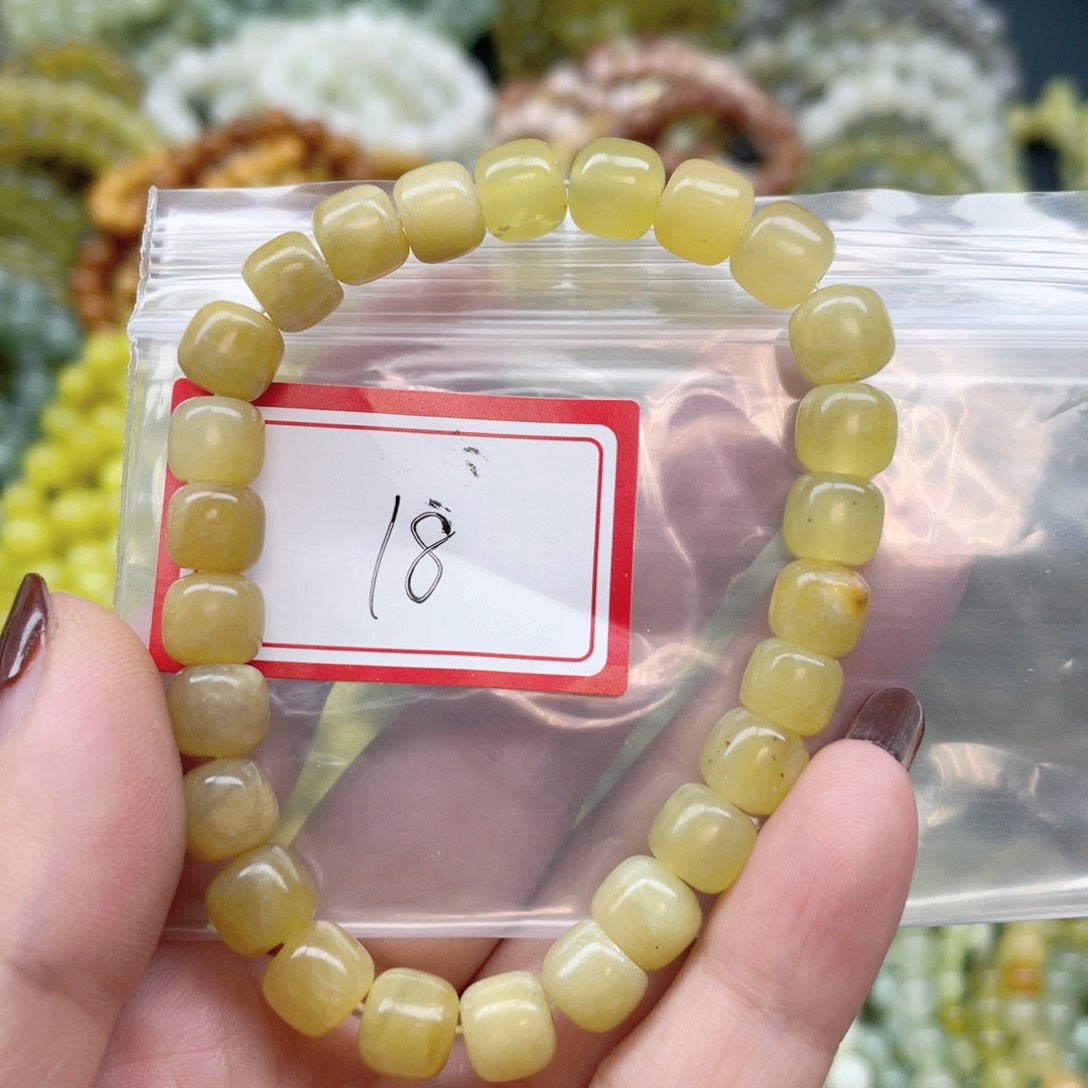 未镶嵌蛇纹石玉手链刁**怪