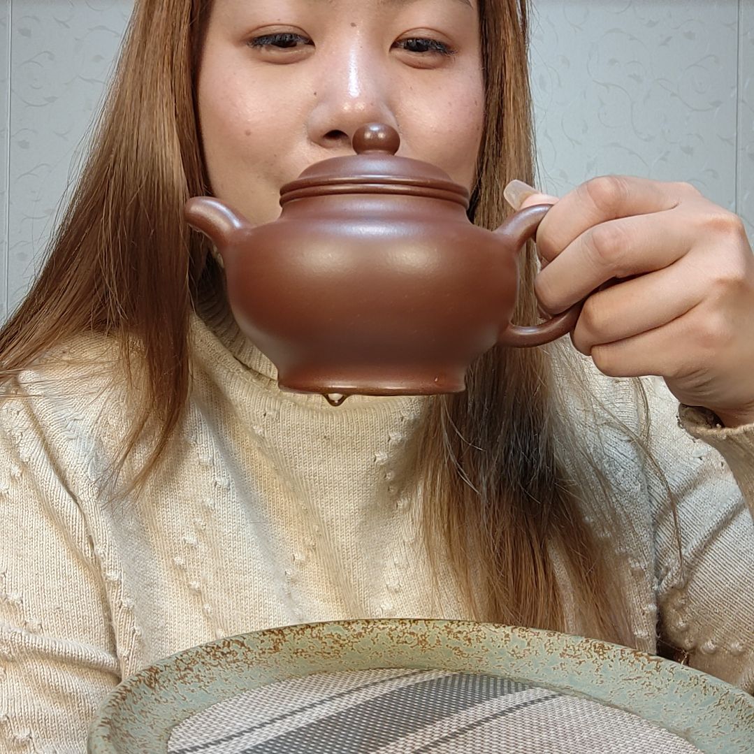 紫泥茶壶掇只350毫升