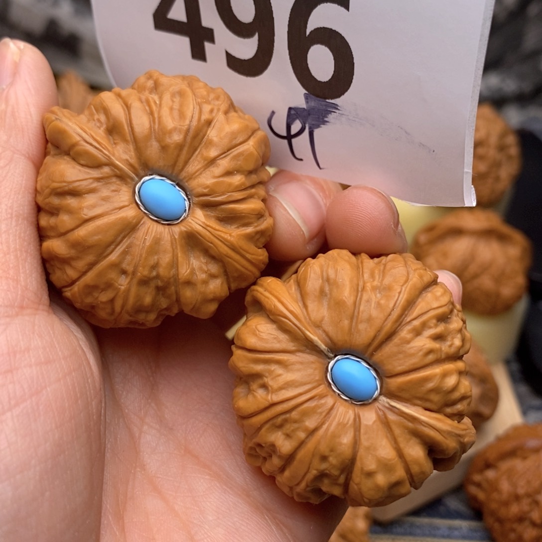 文玩核桃把件496号41瓜