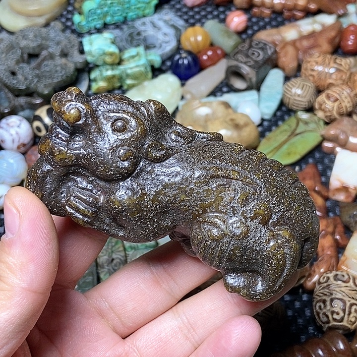 和田玉未镶嵌颈饰165