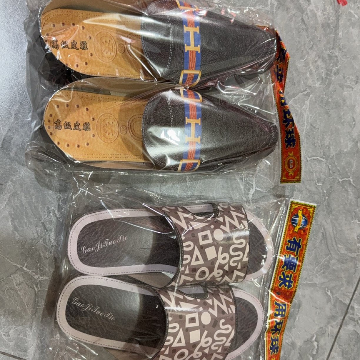 潮汕地区拜祖鞋子两双