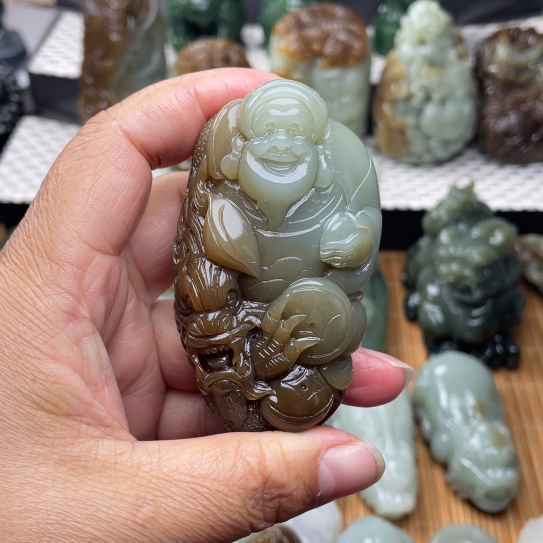 未镶嵌和田玉把件晚****