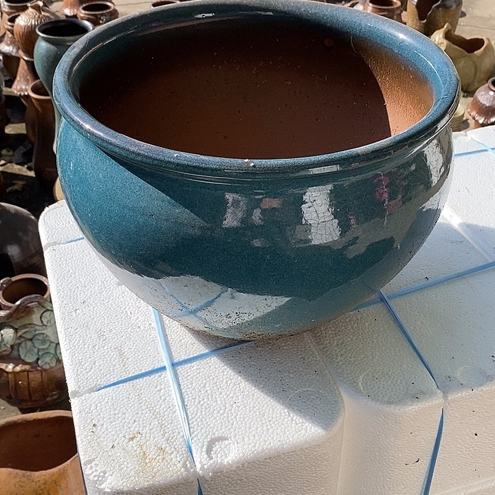 花盆紫砂口34高度23默认瑕疵