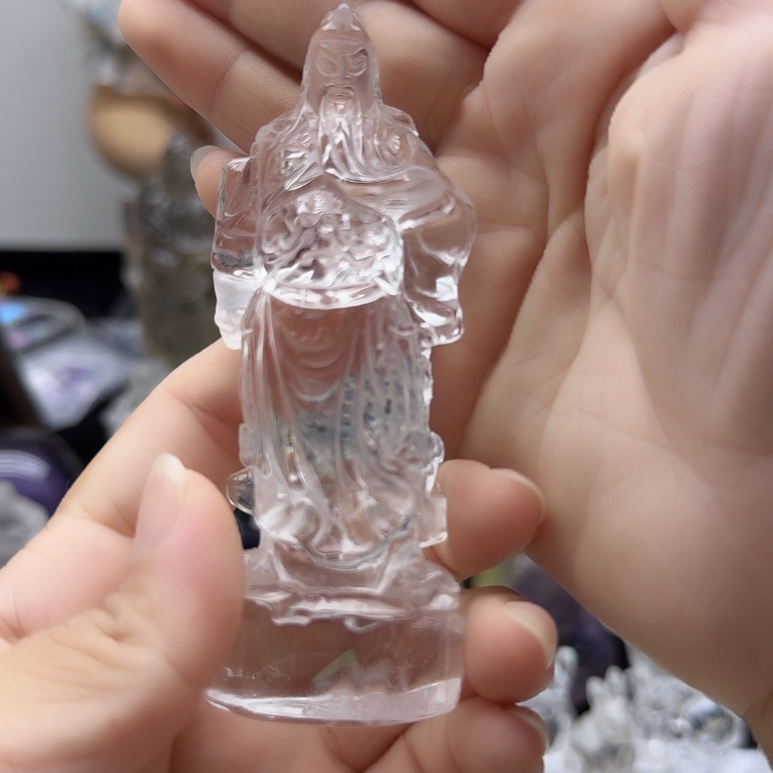 嫣***水晶珠宝半成品未镶嵌