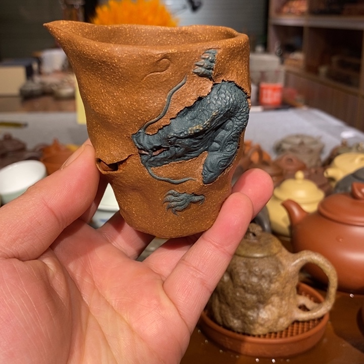 紫砂茶壶C**～青龙供春公道杯160cc