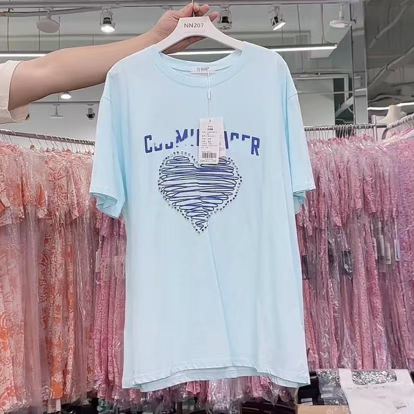 【YZ•衣系列】NN207-时尚女装设计感T恤显瘦x休闲设计师宽松圆领