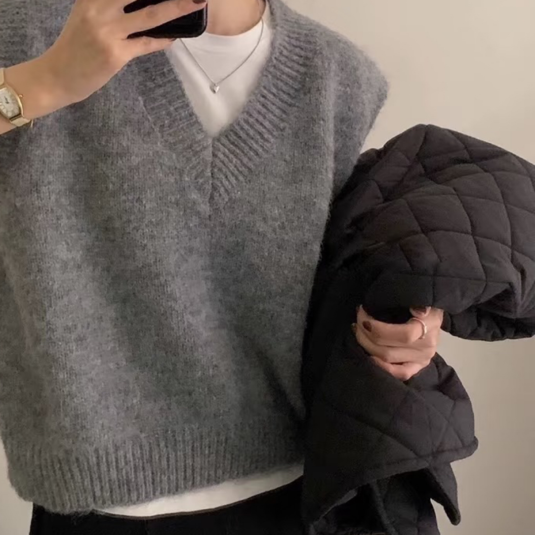 5号多金有品两件套马甲可爱简约