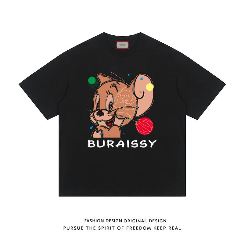 【272】圆领体恤打底衫短袖t恤宽松男女半袖上衣夏季潮UN-DT01-G272