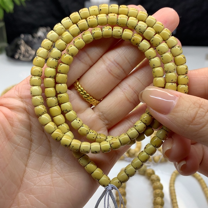 星月菩提吊坠5,6半壁留白