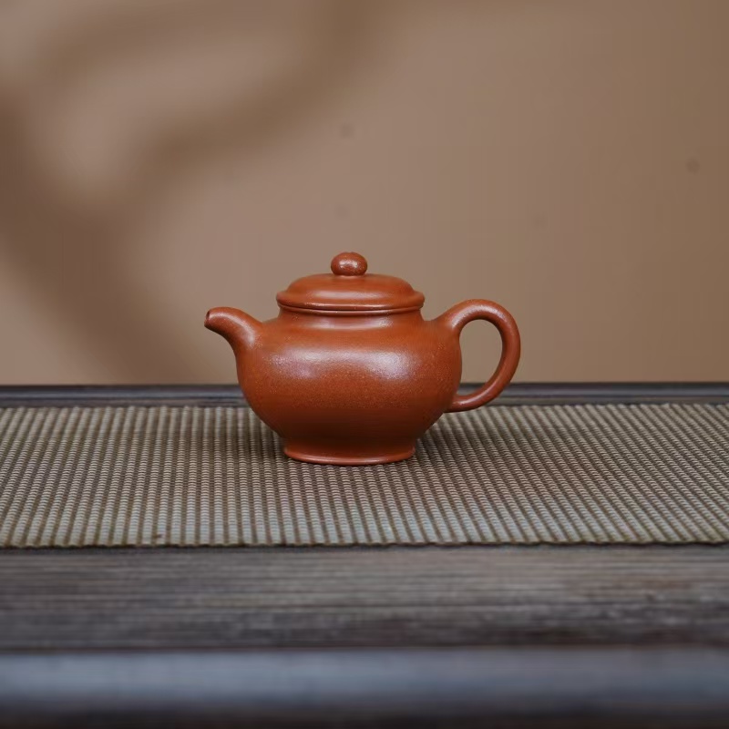 ZKF红降坡[掇只200CC]原矿手工紫砂壶