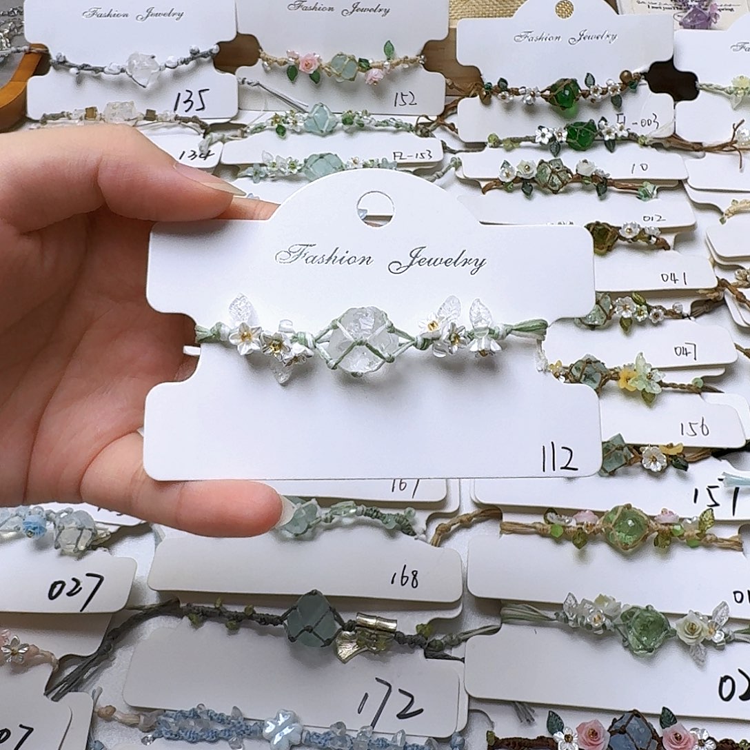 纯铜石英石纯铜锡合金112手链