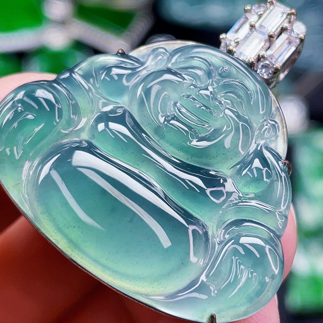 翡翠未镶嵌颈饰567