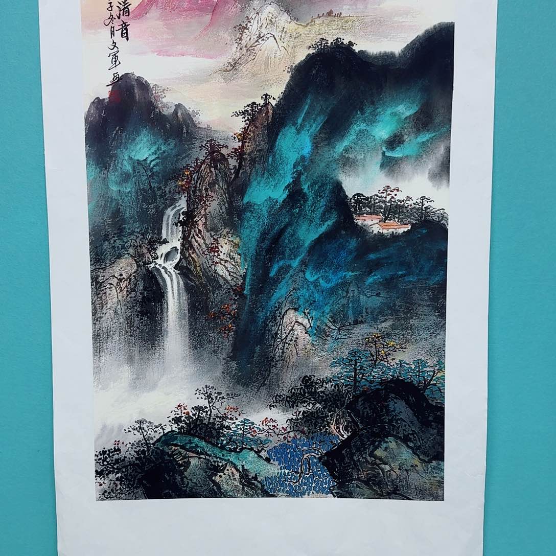 国画李文军教授作品