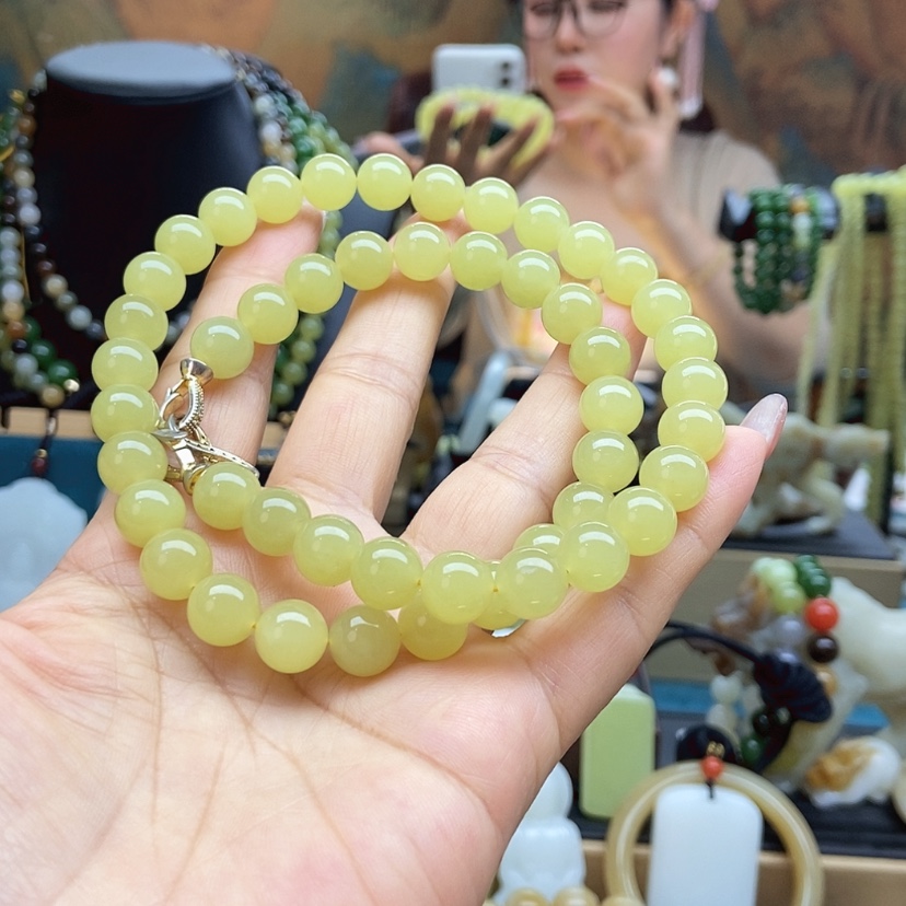 【闪购商品】手链未镶嵌和田玉扬**