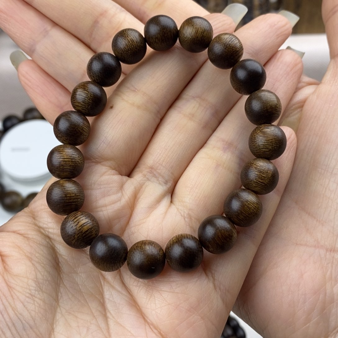 沉香手串山***峯越南芽庄白奇楠