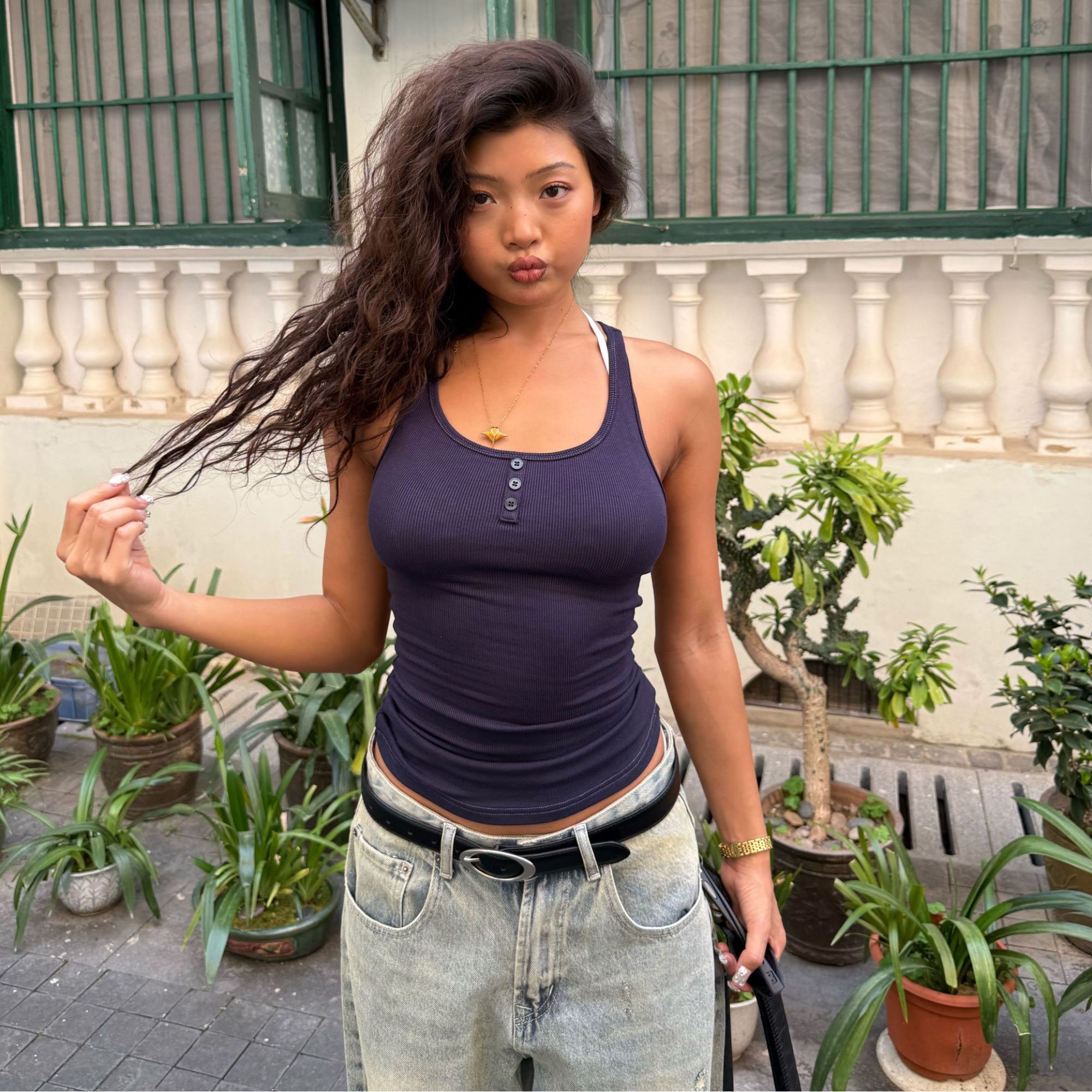 【Fcii】基础款背心H4S2665